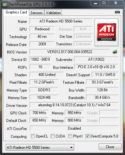 ATI Radeon HD 5570 — DirectX 11 pro spořivé