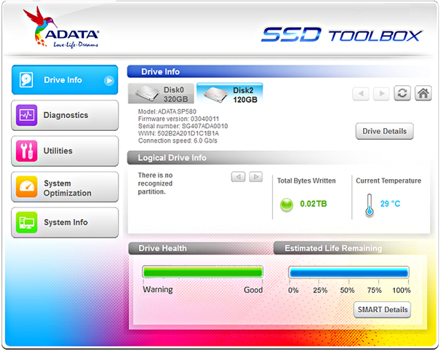 2× 512 GB NVMe SSD od ADATA: XPG SX7000 a SX8000