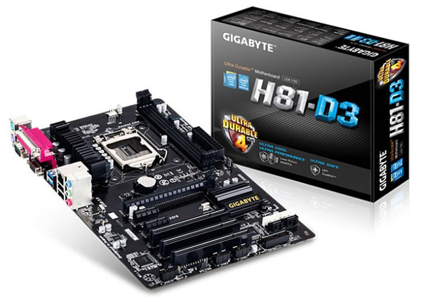 GIGABYTE uvádí základní desky ze série Intel H81