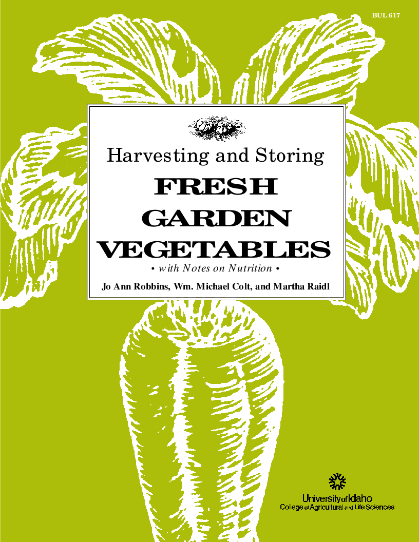 Harvesting and Storing Fresh Garden Vegetables