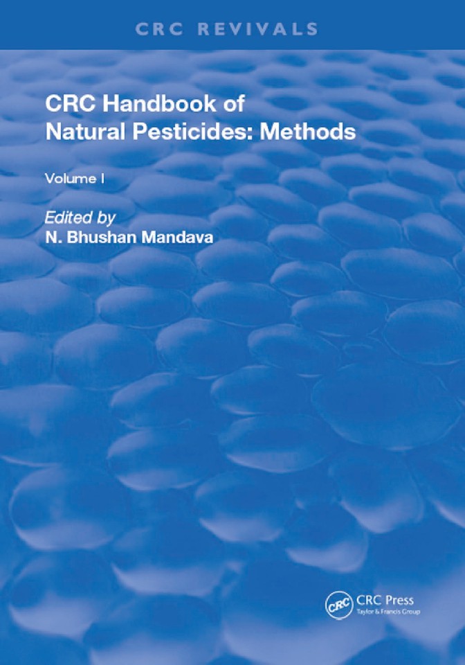 Handbook of Natural Pesticides Methods