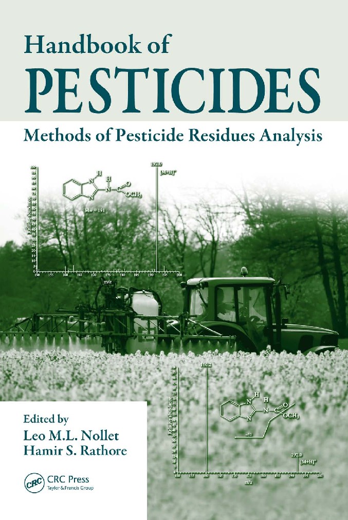 Handbook of Methods of Pesticide Residues Analysis