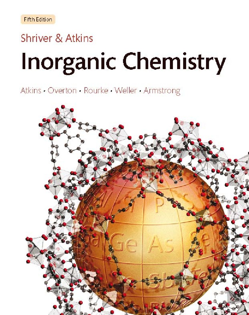 Shriver and Atkins inorganic chemistry 5th Edition