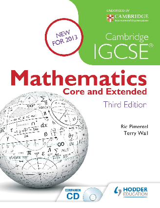 Cambridge IGCSE Mathematics Core & Extended 3rd Ed