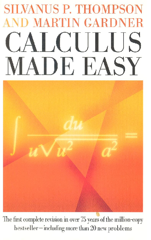 Calculus Made Easy