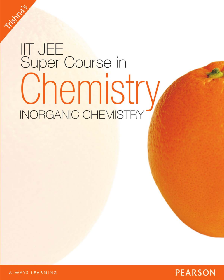 IIT-JEE Super Course in Chemistry - Vol 2 Inorganic Chemistry