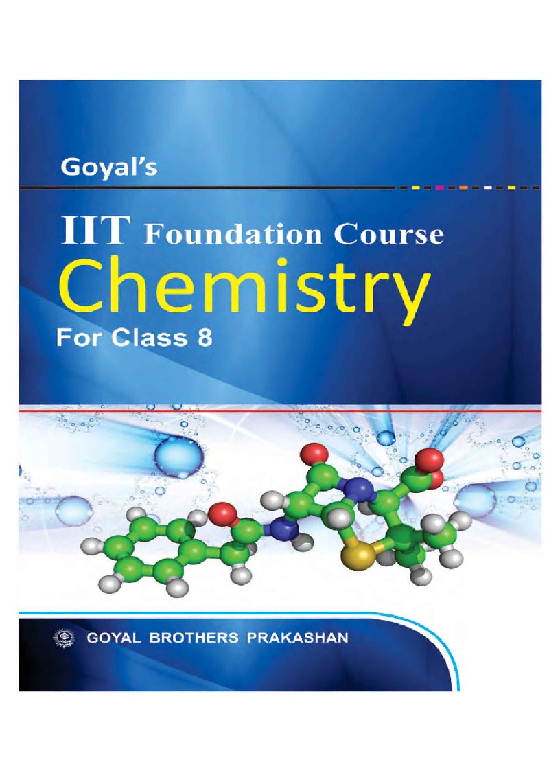 Goyal’s IIT Foundation Course Chemistry for Class 8