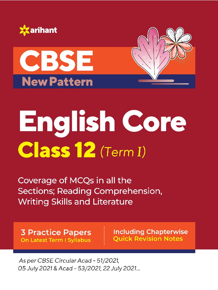 CBSE New Pattern English Core Class 12 for 2021-22 Exam