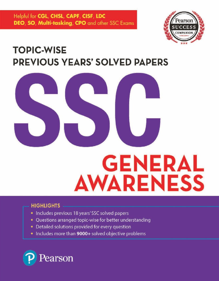 SSC General Awareness Topic-wise Previous Years Solved Papers