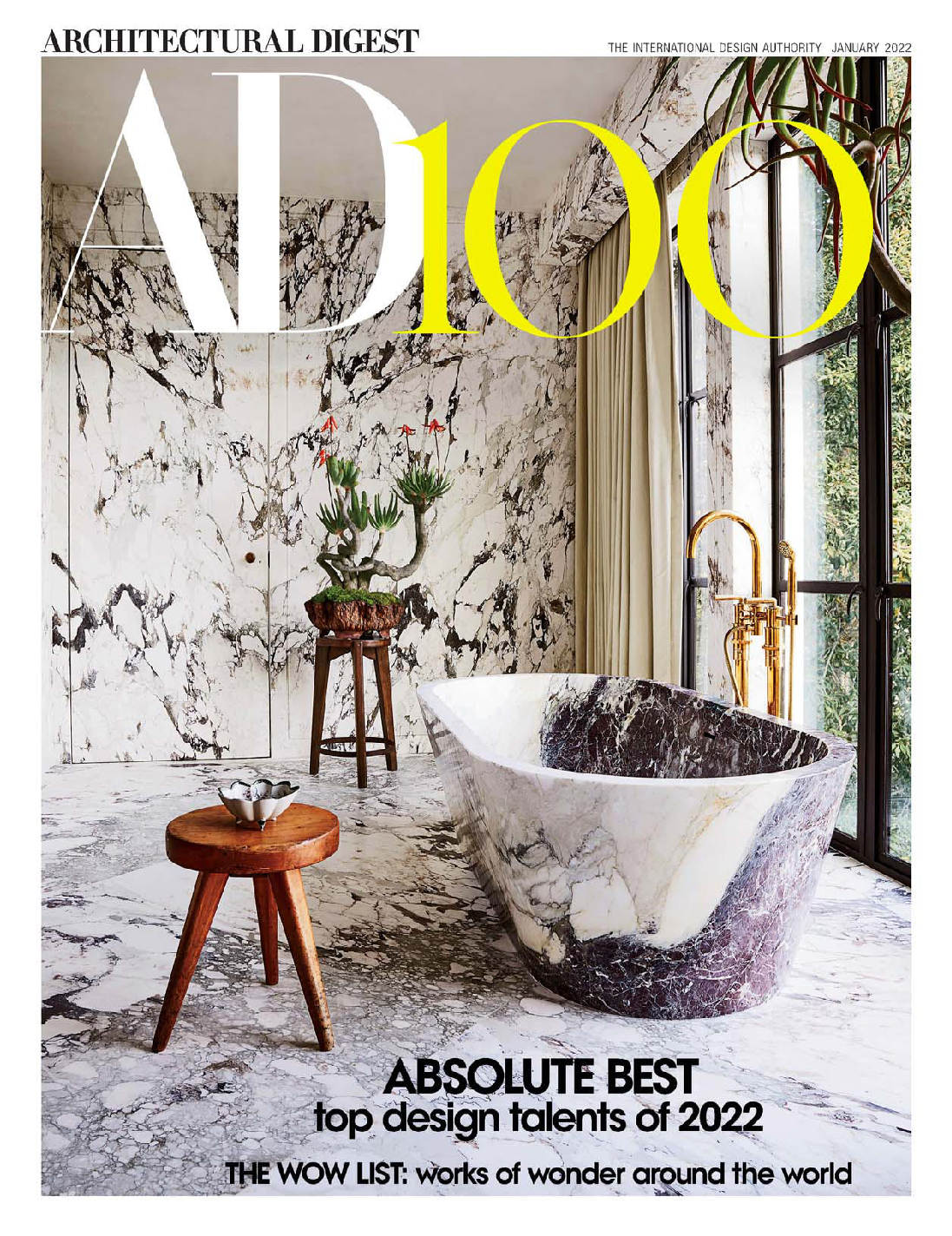 Architectural Digest USA January 2022