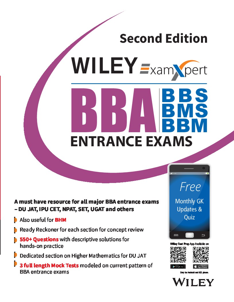 Wileys ExamXpert BBA Entrance Exams, 2nd Ed