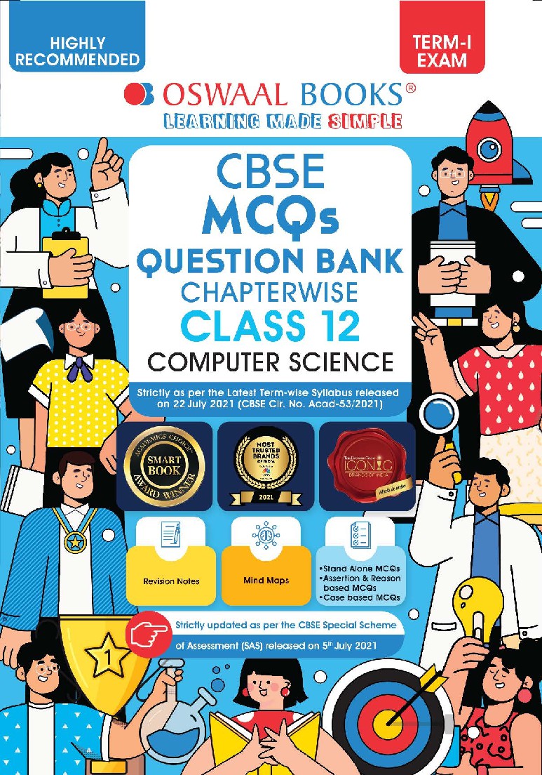 Oswaal CBSE MCQs Chapterwise For Term I  II, Class 12, Computer Science