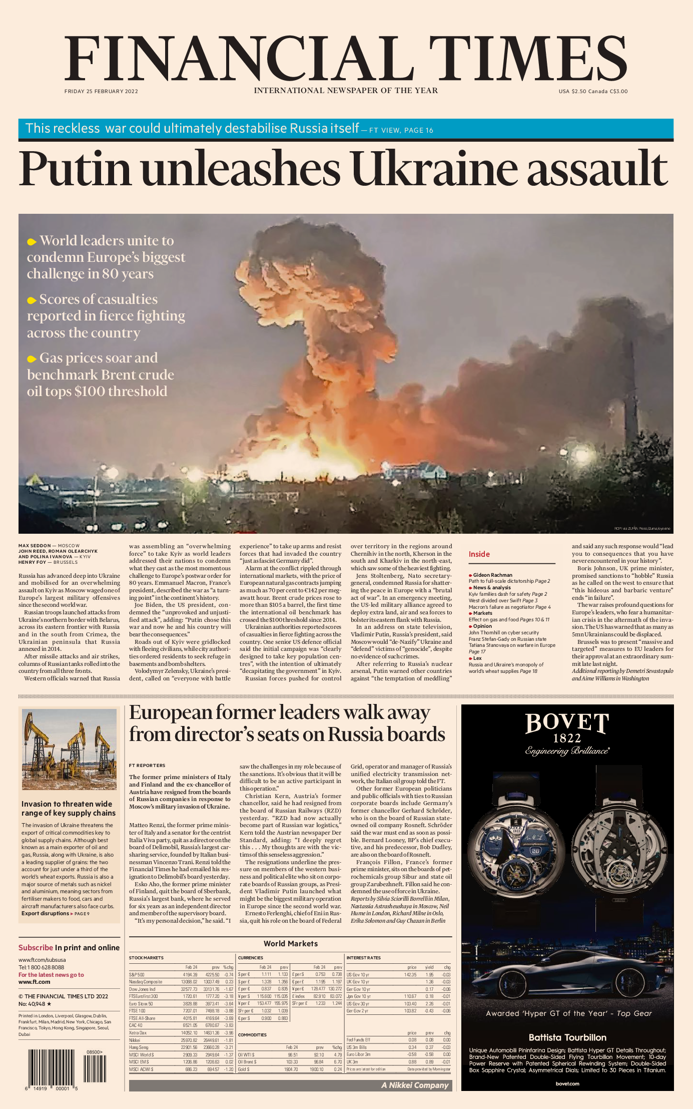 Financial Times USA - February 25, 2022