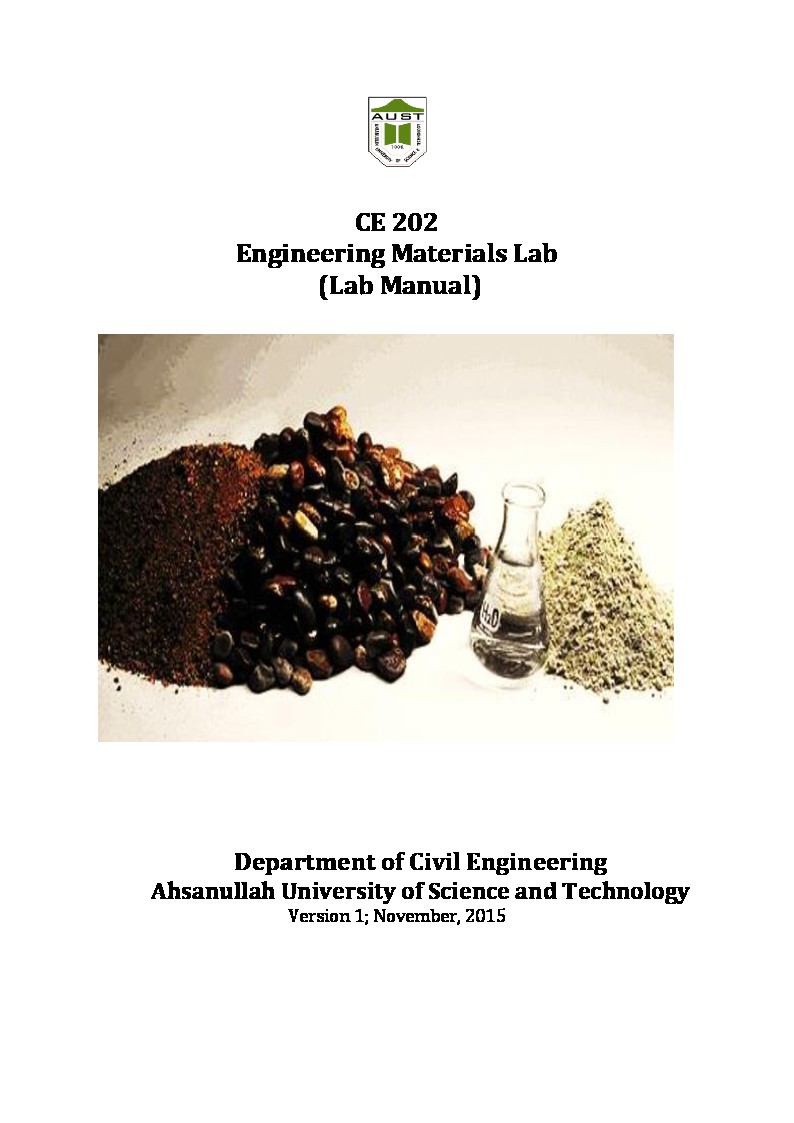CE 202 Engineering Materials Lab