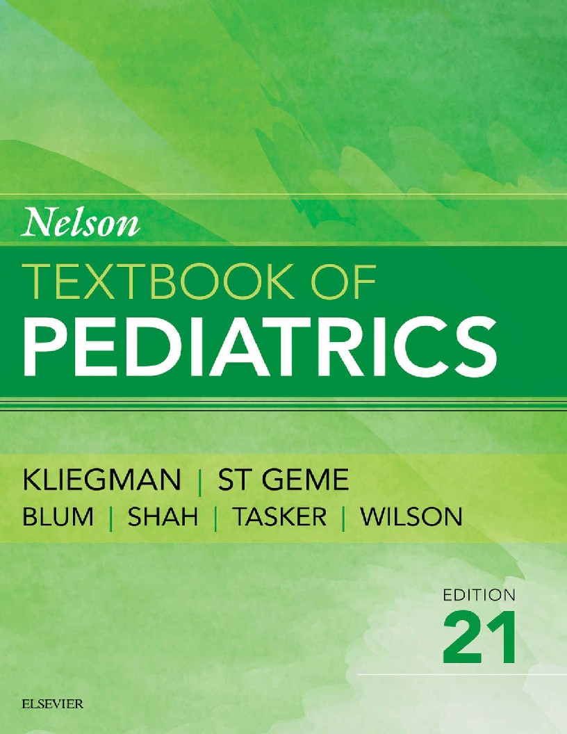 Nelson Textbook of Pediatrics 21th Edition