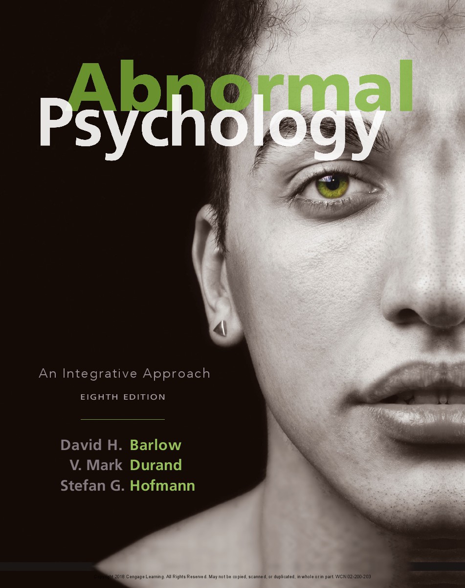 Abnormal Psychology An Integrative Approach by David H