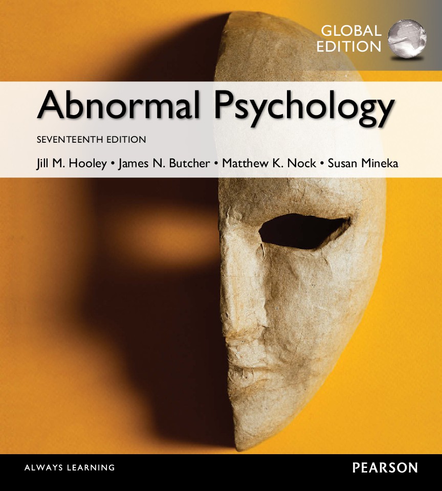 Abnormal Psychology, Global Edition by Butcher, James Neal Hooley, Jill M