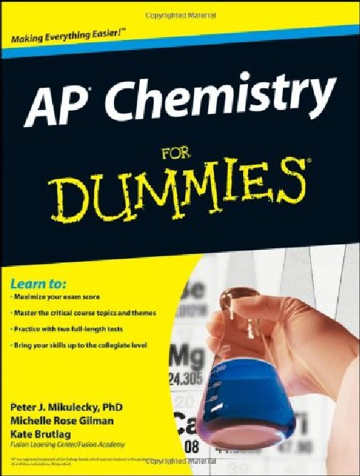 AP Chemistry for Dummies by Peter J. Mikulecky PhD,