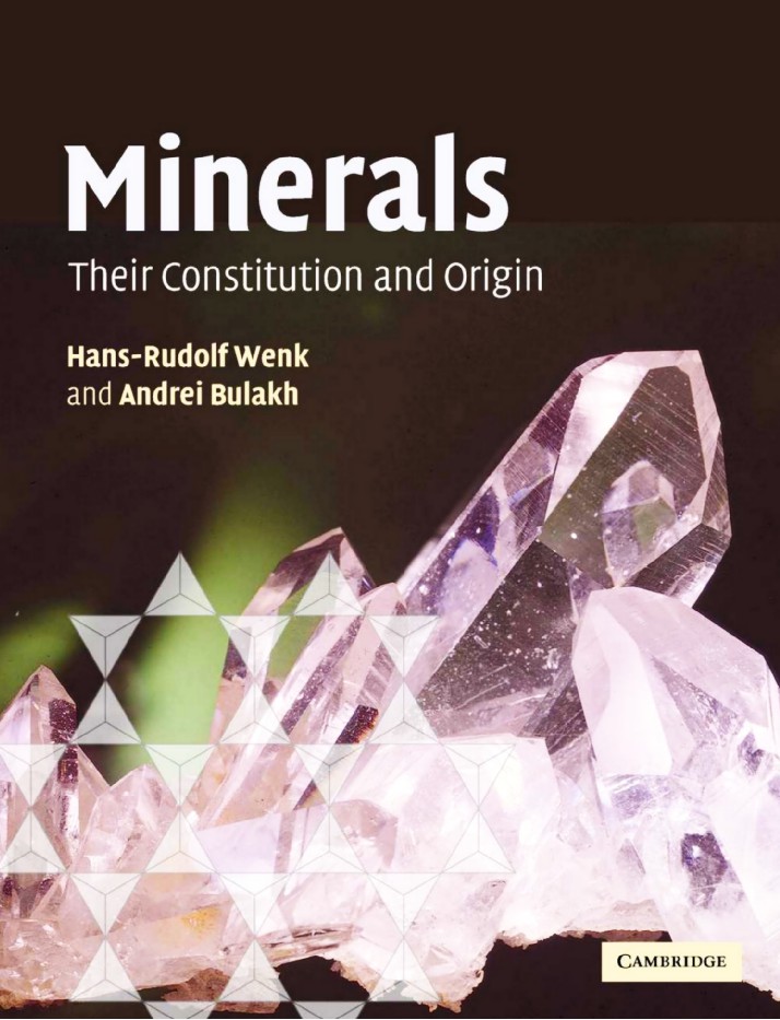 Minerals Their Constitution and Origin (Hans-Rudolf Wenk, Andrei Bulakh)