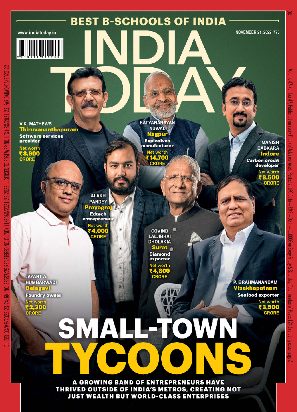 India Today 21 November 2022