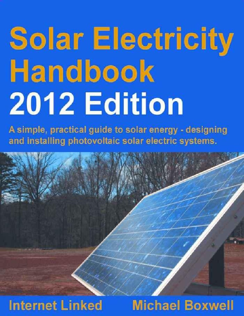 Solar electricity hanbook