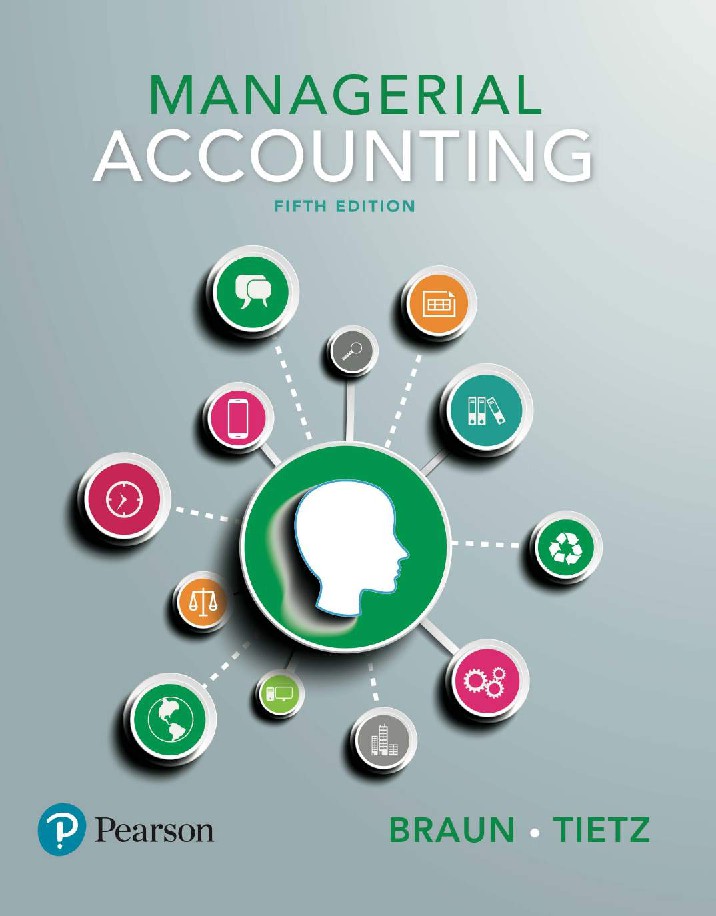 Account 5. Management Accounting. Managerial Accounting Concepts and Imperial evidence 7th Edition. Management Cover.