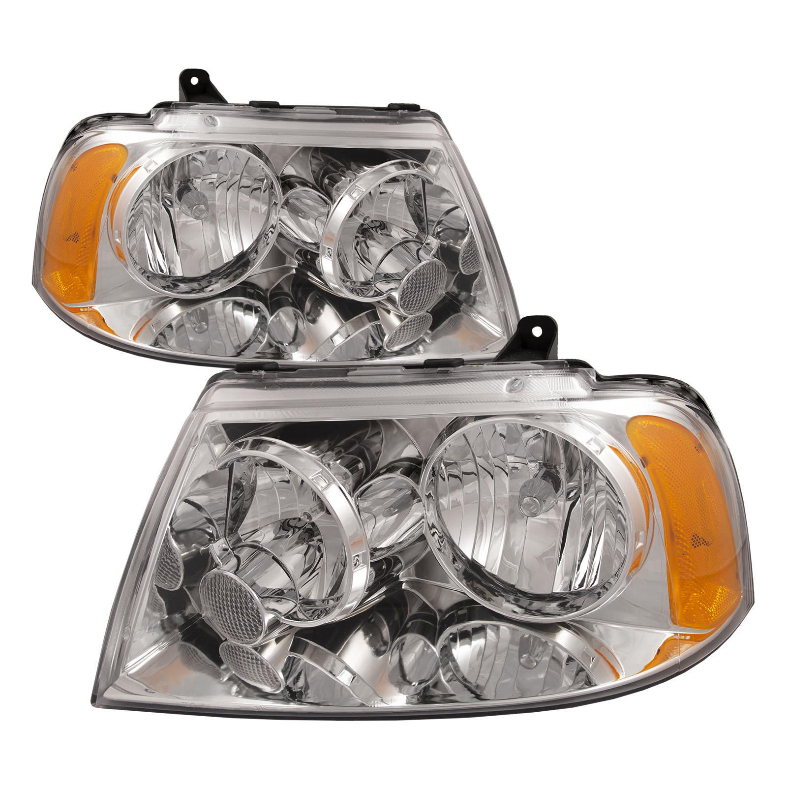 0306 Lincoln Navigator New Headlights Headlamps Pair Set