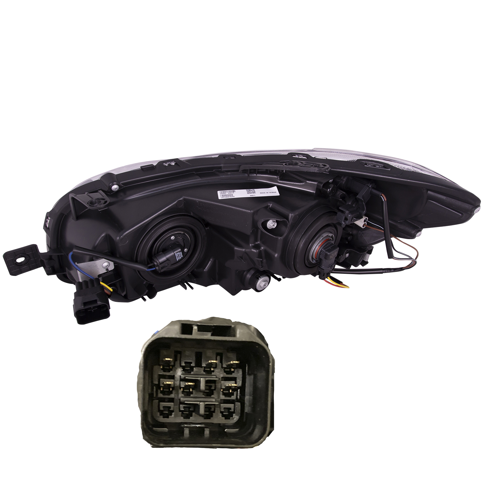 Right Passenger Side Headlight Halogen For 2015-2021 Subaru WRX - Direct Replacement