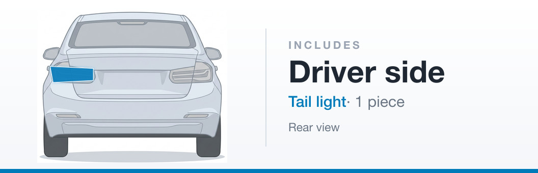 Includes: Rear Left tail