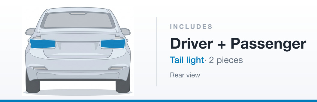 Includes: Rear Left Right tail