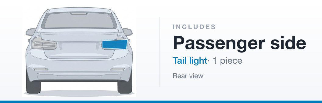 Includes: Rear Right tail