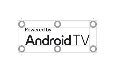 Visual identity - “Powered by Android TV” mark - Do Clearspace