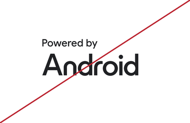 Visual identity - “Powered by Android TV” mark - Don_t drop TV