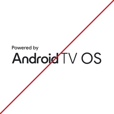 Visual identity - “Powered by Android TV” mark - Incorrect usage Don_t 2