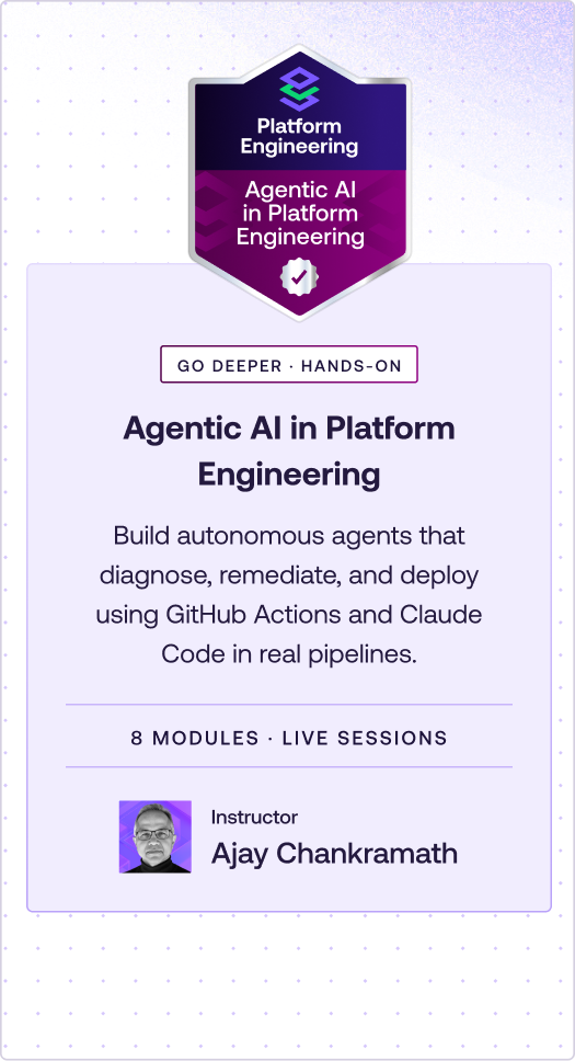 Agentic AI in Platform Engineering