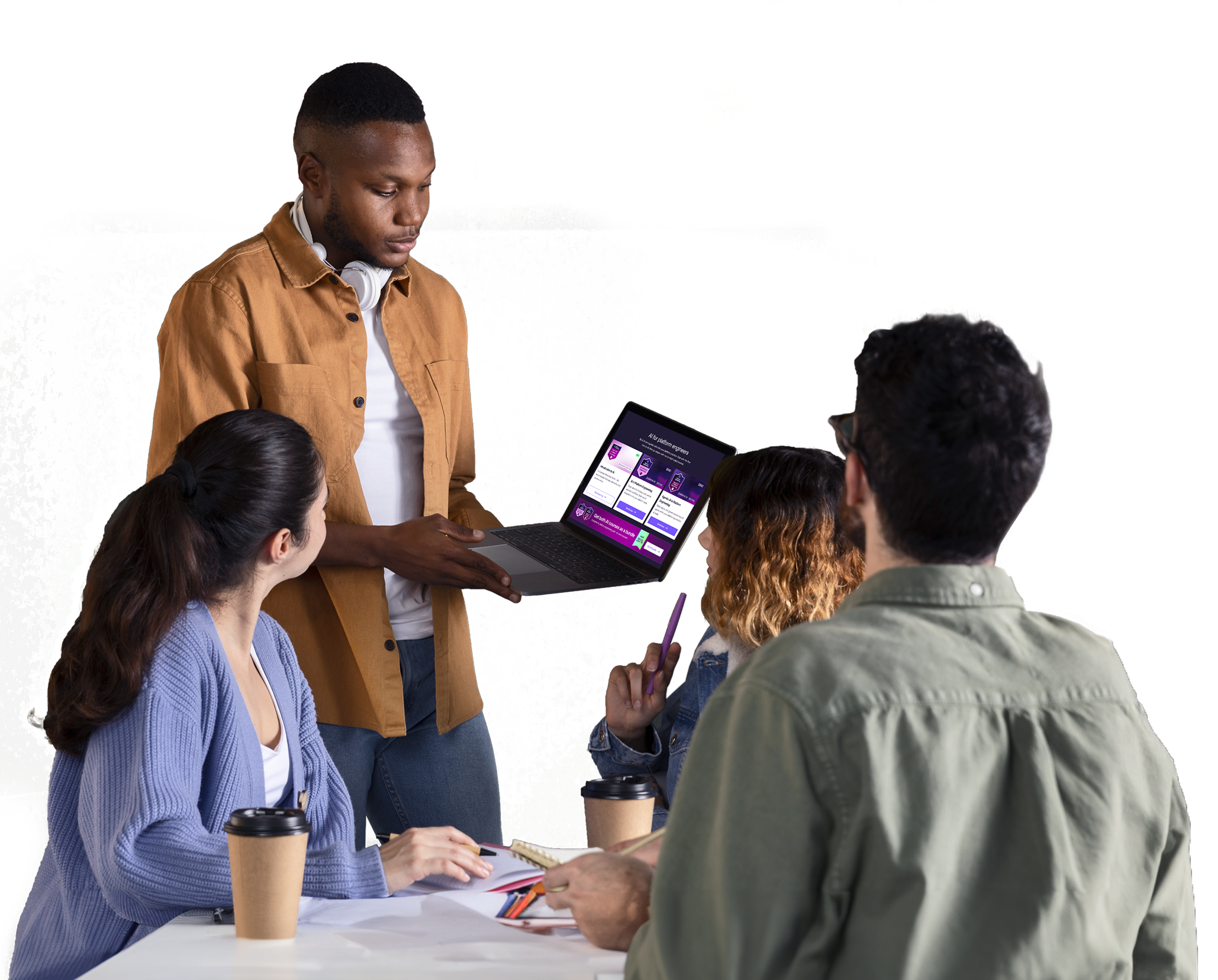 Platform engineers learning together
