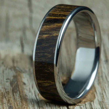 whiskey barrel wedding rings