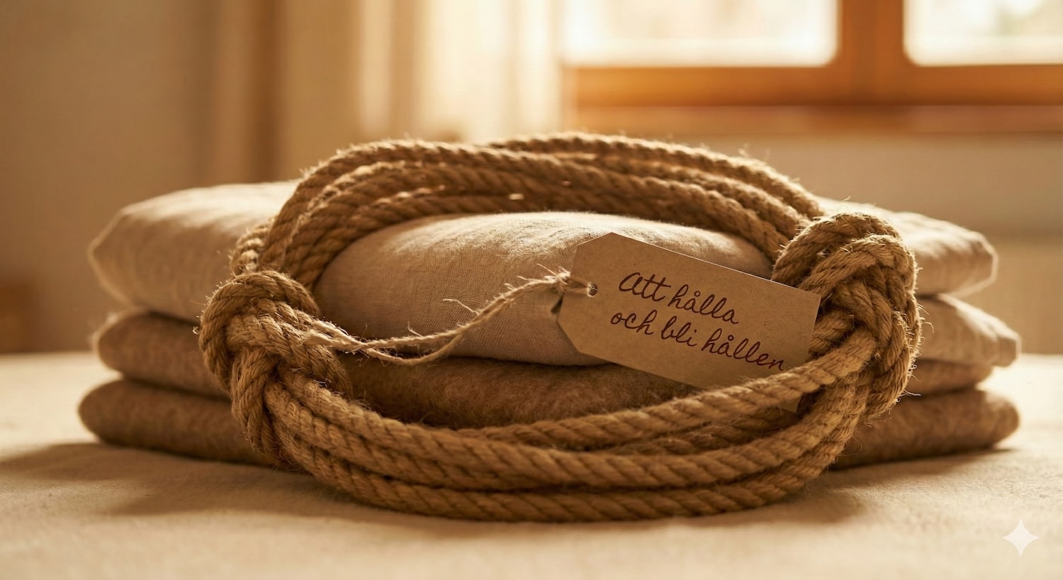 Att hålla och bli hållen – En mjuk mellandagspaus med rep