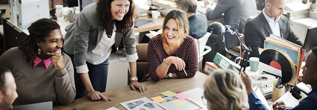 Marketing team discussing strategy