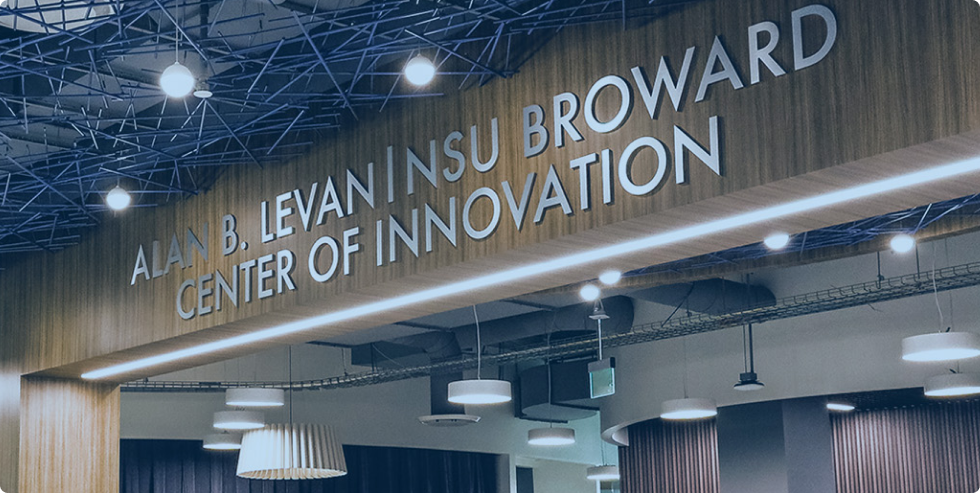 Foyer of the Alan B. Levan | NSU Broward Center of Innovation 