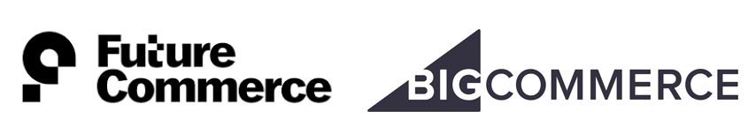 Future Commerce and BigCommerce logos Future Commerce and BigCommerce logos