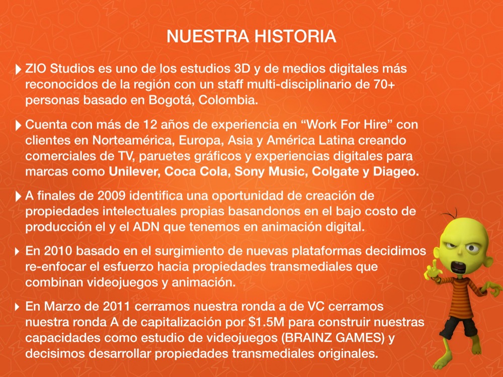 Pitch deck de aplicativo de jogo de cubos 3D