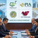Utility Stores, PIA, PASSCO and First Women Bank privatized over the past six months