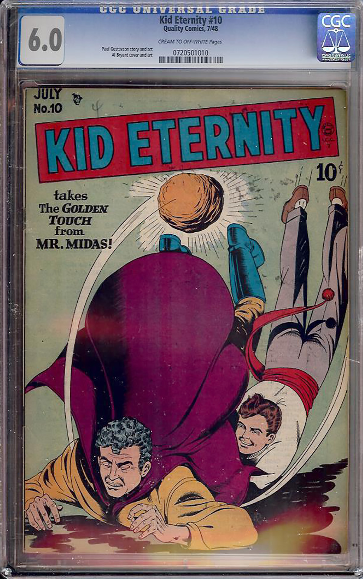 Kid Eternity #10 CGC 6.0 cr/ow