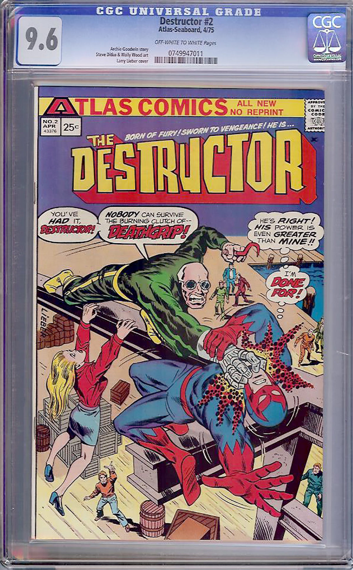 Destructor #2 CGC 9.6 ow/w