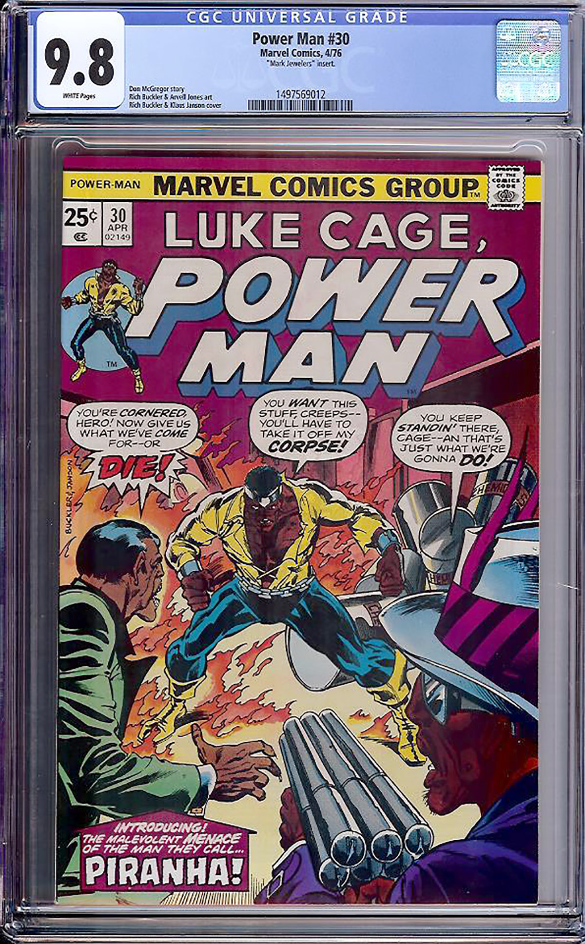 Power Man #30 CGC 9.8 w