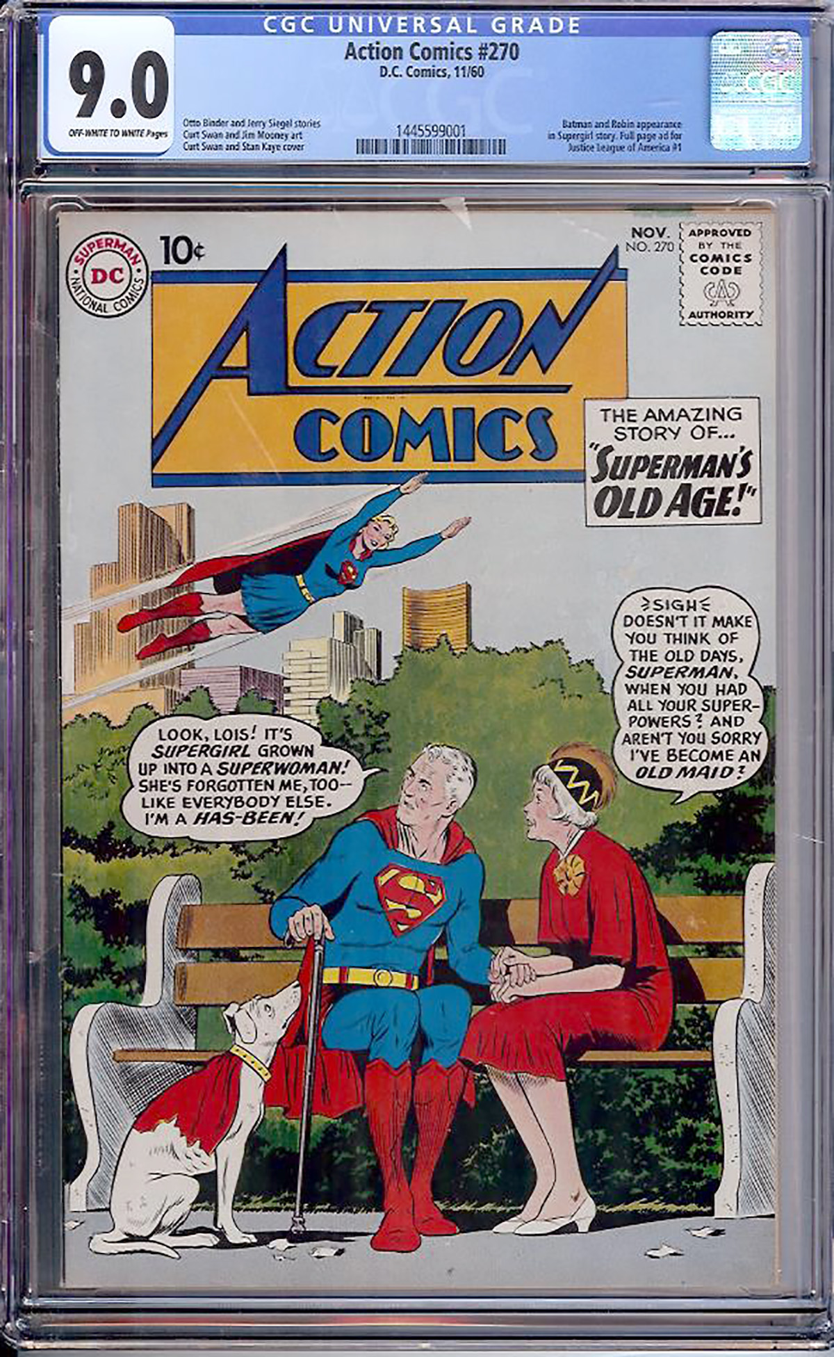 Action Comics #270 CGC 9.0 ow/w