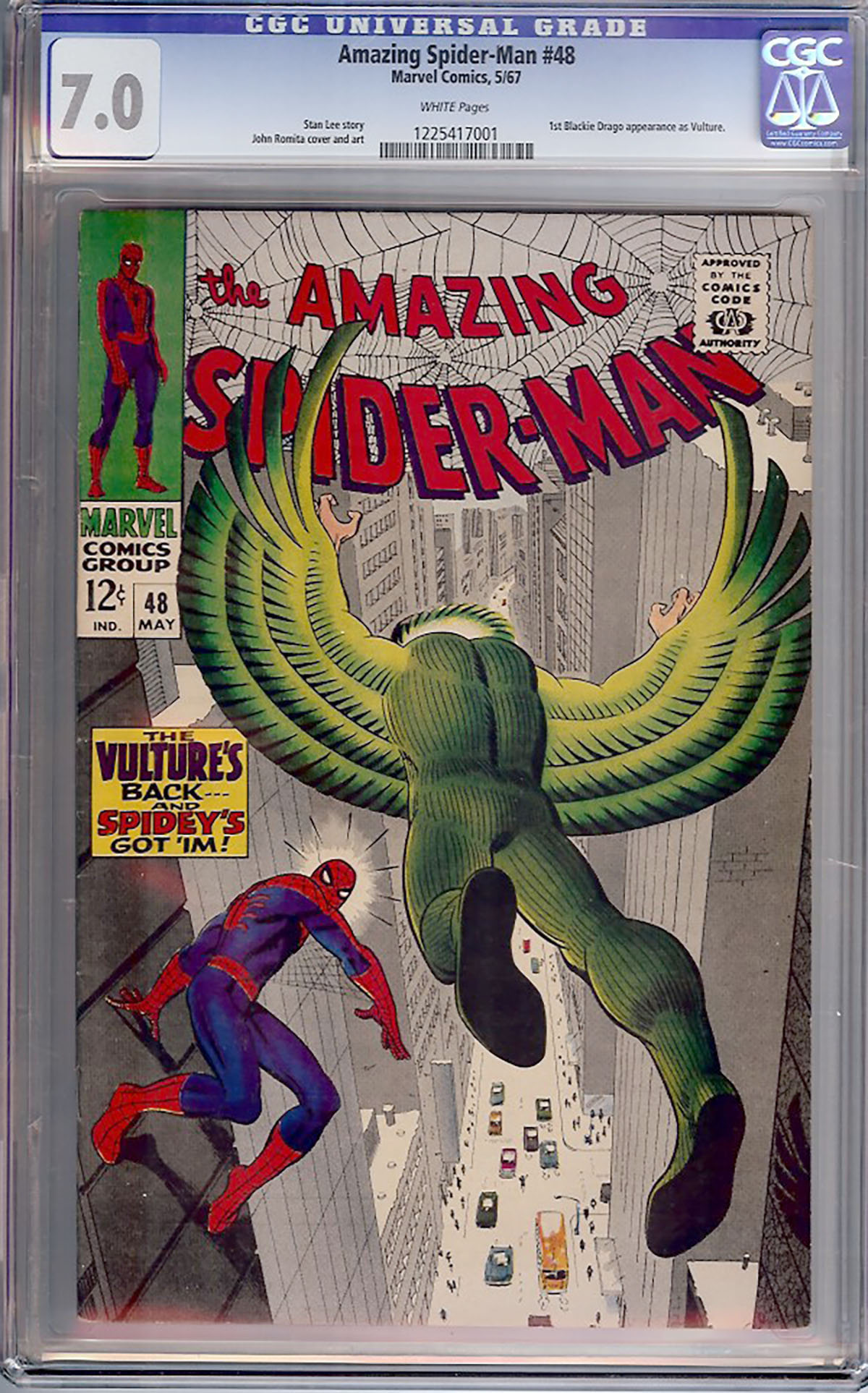 Amazing Spider-Man #48 CGC 7.0 w