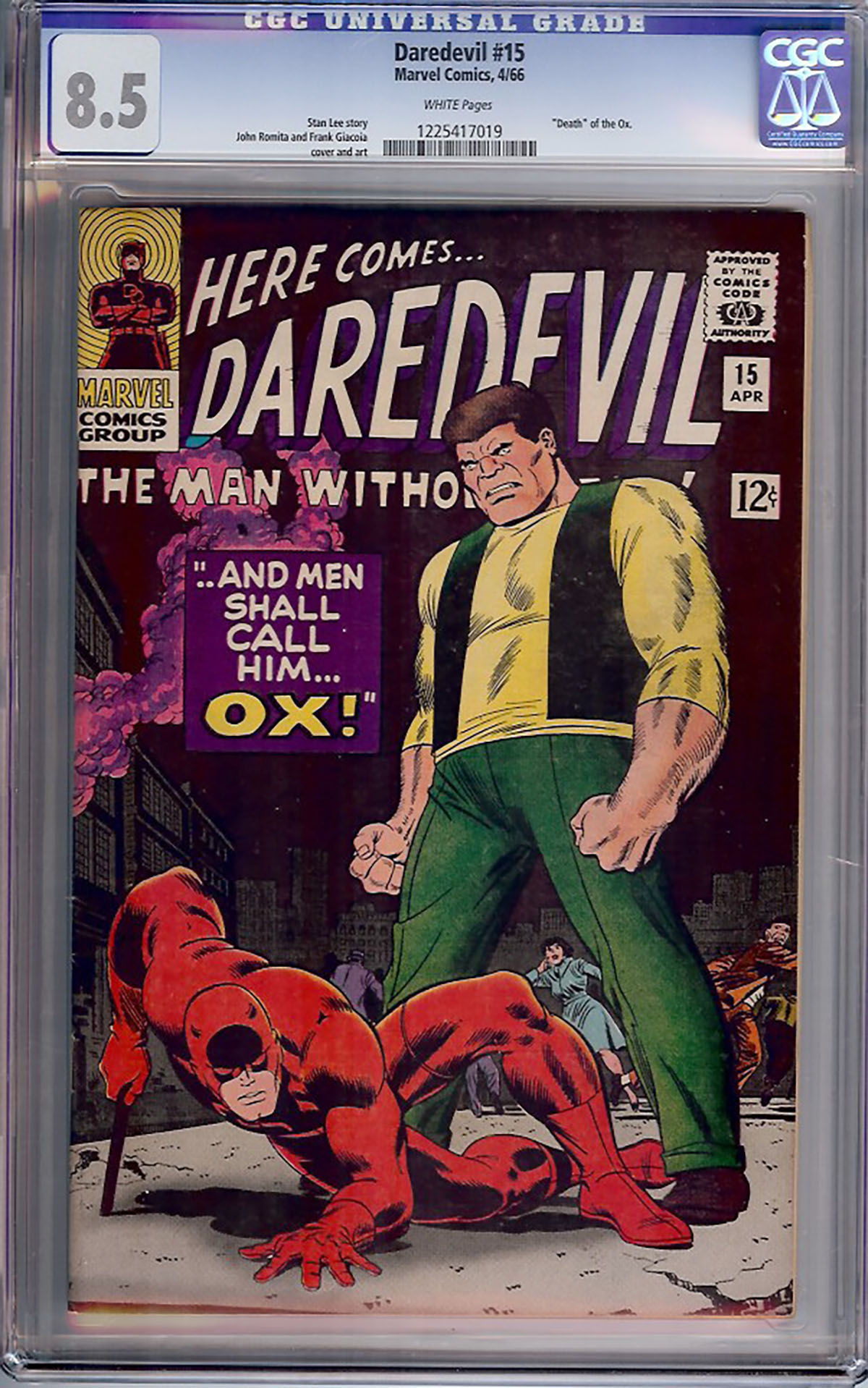 Daredevil #15 CGC 8.5 w