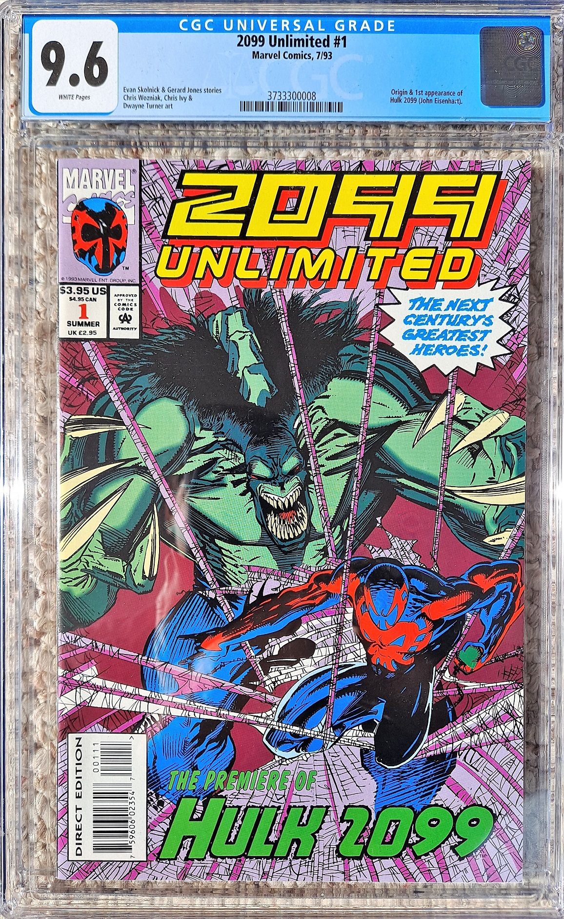 2099 Unlimited #1 CGC 9.6 w